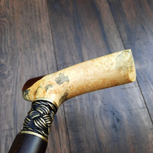 Load image into Gallery viewer, Cane Walking Stick Burl Hybrid Acryl Wood Reed Wooden Walking Cane Sticks Walking Sticks Handcrafted Handmade Cane Exclusive S2