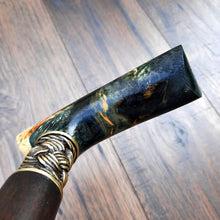 Load image into Gallery viewer, Cane Walking Stick Burl Hybrid Acryl Wood Reed Wooden Walking Cane Sticks Walking Sticks Handcrafted Handmade Cane Exclusive S4