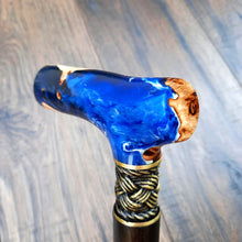 Load image into Gallery viewer, Cane Walking Stick Burl Hybrid Acryl Wood Reed Wooden Walking Cane Sticks Walking Sticks Handcrafted Handmade Cane Exclusive S8