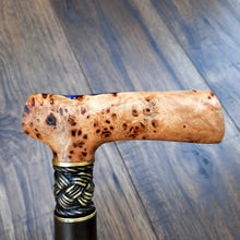 Load image into Gallery viewer, Cane Walking Stick Burl Hybrid Acryl Wood Reed Wooden Walking Cane Sticks Walking Sticks Handcrafted Handmade Cane Exclusive S8