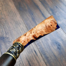 Load image into Gallery viewer, Cane Walking Stick Burl Hybrid Acryl Wood Reed Wooden Walking Cane Sticks Walking Sticks Handcrafted Handmade Cane Exclusive S8