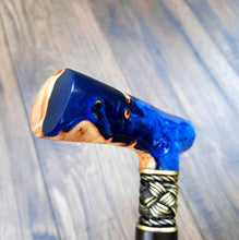 Load image into Gallery viewer, Cane Walking Stick Burl Hybrid Acryl Wood Reed Wooden Walking Cane Sticks Walking Sticks Handcrafted Handmade Cane Exclusive S8