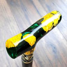 Load image into Gallery viewer, Cane Walking Stick Burl Hybrid Acryl Wood Reed Wooden Walking Cane Sticks Walking Sticks Handcrafted Handmade Cane Exclusive S9