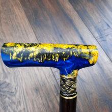 Load image into Gallery viewer, Cane Walking Stick Burl Hybrid Acryl Wood Reed Wooden Walking Cane Sticks Walking Sticks Handcrafted Handmade Cane Exclusive S10