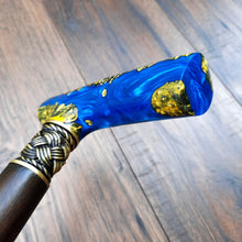 Load image into Gallery viewer, Cane Walking Stick Burl Hybrid Acryl Wood Reed Wooden Walking Cane Sticks Walking Sticks Handcrafted Handmade Cane Exclusive S10