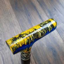 Load image into Gallery viewer, Cane Walking Stick Burl Hybrid Acryl Wood Reed Wooden Walking Cane Sticks Walking Sticks Handcrafted Handmade Cane Exclusive S10