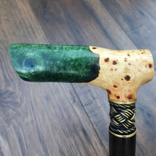 Load image into Gallery viewer, Cane Walking Stick Burl Hybrid Acryl Wood Reed Wooden Walking Cane Sticks Walking Sticks Handcrafted Handmade Cane Exclusive S12