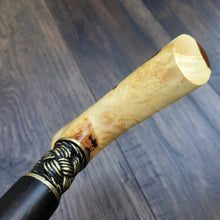 Load image into Gallery viewer, Cane Walking Stick Burl Hybrid Acryl Wood Reed Wooden Walking Cane Sticks Walking Sticks Handcrafted Handmade Cane Exclusive S13