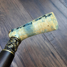 Load image into Gallery viewer, Cane Walking Stick Burl Hybrid Acryl Wood Reed Wooden Walking Cane Sticks Walking Sticks Handcrafted Handmade Cane Exclusive S16