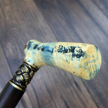Load image into Gallery viewer, Cane Walking Stick Burl Hybrid Acryl Wood Reed Wooden Walking Cane Sticks Walking Sticks Handcrafted Handmade Cane Exclusive S16