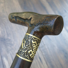 Load image into Gallery viewer, Cane Walking Stick Burl Hybrid Acryl Wood Reed Wooden Walking Cane Sticks Walking Sticks Handcrafted Handmade Cane Exclusive S17