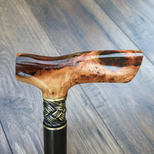 Load image into Gallery viewer, Cane Walking Stick Burl Hybrid Acryl Wood Reed Wooden Walking Cane Sticks Walking Sticks Handcrafted Handmade Cane Exclusive S20