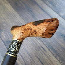 Load image into Gallery viewer, Cane Walking Stick Burl Hybrid Acryl Wood Reed Wooden Walking Cane Sticks Walking Sticks Handcrafted Handmade Cane Exclusive S20