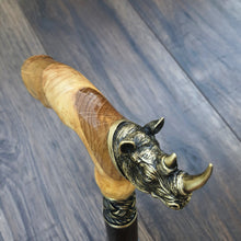 Load image into Gallery viewer, Cane Walking Stick Burl Hybrid Acryl Wood Reed Wooden Walking Cane Sticks Walking Sticks Handcrafted Handmade Cane Exclusive S22