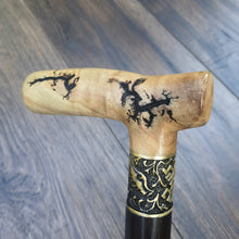 Load image into Gallery viewer, Cane Walking Stick Burl Hybrid Acryl Wood Reed Wooden Walking Cane Sticks Walking Sticks Handcrafted Handmade Cane Exclusive S23
