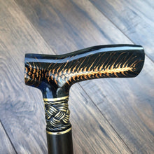 Load image into Gallery viewer, Cane Walking Stick Burl Hybrid Acryl Wood Reed Wooden Walking Cane Sticks Walking Sticks Handcrafted Handmade Cane Exclusive S26