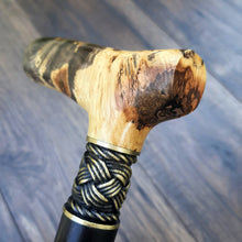 Load image into Gallery viewer, Cane Walking Stick Burl Hybrid Acryl Wood Reed Wooden Walking Cane Sticks Walking Sticks Handcrafted Handmade Cane Exclusive S28