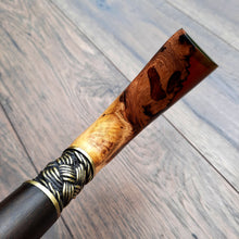 Load image into Gallery viewer, Cane Walking Stick Burl Hybrid Acryl Wood Reed Wooden Walking Cane Sticks Walking Sticks Handcrafted Handmade Cane Exclusive S35