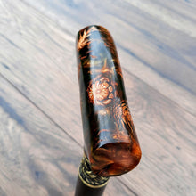 Load image into Gallery viewer, Cane Walking Stick Burl Hybrid Acryl Wood Reed Wooden Walking Cane Sticks Walking Sticks Handcrafted Handmade Cane Exclusive S39