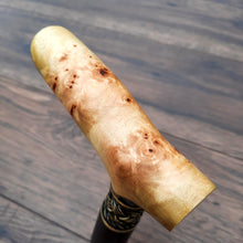 Load image into Gallery viewer, Cane Walking Stick Burl Hybrid Acryl Wood Reed Wooden Walking Cane Sticks Walking Sticks Handcrafted Handmade Cane Exclusive S43