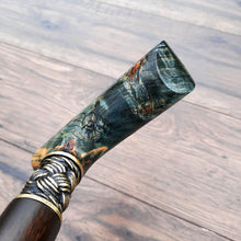 Load image into Gallery viewer, Cane Walking Stick Burl Hybrid Acryl Wood Reed Wooden Walking Cane Sticks Walking Sticks Handcrafted Handmade Cane Exclusive S46