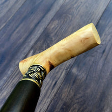 Load image into Gallery viewer, Cane Walking Stick Burl Hybrid Acryl Wood Reed Wooden Walking Cane Sticks Walking Sticks Handcrafted Handmade Cane Exclusive S48