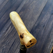 Load image into Gallery viewer, Cane Walking Stick Burl Hybrid Acryl Wood Reed Wooden Walking Cane Sticks Walking Sticks Handcrafted Handmade Cane Exclusive S48