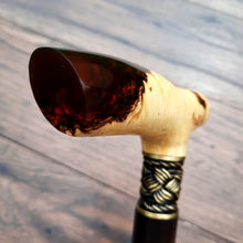 Load image into Gallery viewer, Cane Walking Stick Burl Hybrid Acryl Wood Reed Wooden Walking Cane Sticks Walking Sticks Handcrafted Handmade Cane Exclusive S49