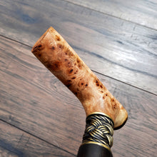 Load image into Gallery viewer, Cane Walking Stick Burl Hybrid Acryl Wood Reed Wooden Walking Cane Sticks Walking Sticks Handcrafted Handmade Cane Exclusive S52