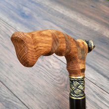 Load image into Gallery viewer, Cane Walking Stick Burl Hybrid Acryl Wood Reed Wooden Walking Cane Sticks Walking Sticks Handcrafted Handmade Cane Exclusive S53