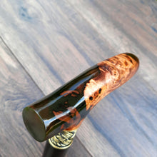 Load image into Gallery viewer, Cane Walking Stick Burl Hybrid Acryl Wood Reed Wooden Walking Cane Sticks Walking Sticks Handcrafted Handmade Cane Exclusive S56