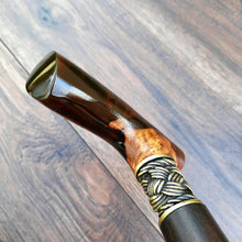 Load image into Gallery viewer, Cane Walking Stick Burl Hybrid Acryl Wood Reed Wooden Walking Cane Sticks Walking Sticks Handcrafted Handmade Cane Exclusive S56