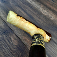 Load image into Gallery viewer, Copy of Copy of Cane Walking Stick Burl Hybrid Acryl Wood Reed Wooden Walking Cane Sticks Walking Sticks Handcrafted Handmade Cane Exclusive S58