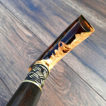 Load image into Gallery viewer, Copy of Copy of Copy of Copy of Cane Walking Stick Burl Hybrid Acryl Wood Reed Wooden Walking Cane Sticks Walking Sticks Handcrafted Handmade Cane Exclusive S60