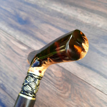 Load image into Gallery viewer, Copy of Copy of Copy of Copy of Cane Walking Stick Burl Hybrid Acryl Wood Reed Wooden Walking Cane Sticks Walking Sticks Handcrafted Handmade Cane Exclusive S60