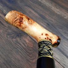 Load image into Gallery viewer, Copy of Copy of Copy of Copy of Copy of Copy of Cane Walking Stick Burl Hybrid Acryl Wood Reed Wooden Walking Cane Sticks Walking Sticks Handcrafted Handmade Cane Exclusive S62