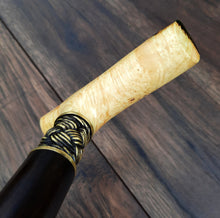 Load image into Gallery viewer, Copy of Copy of Copy of Copy of Copy of Copy of Copy of Cane Walking Stick Burl Hybrid Acryl Wood Reed Wooden Walking Cane Sticks Walking Sticks Handcrafted Handmade Cane Exclusive S63