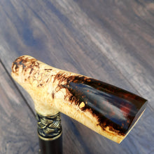 Load image into Gallery viewer, Copy of Copy of Copy of Copy of Copy of Copy of Copy of Cane Walking Stick Burl Hybrid Acryl Wood Reed Wooden Walking Cane Sticks Walking Sticks Handcrafted Handmade Cane Exclusive S63