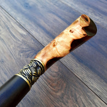 Load image into Gallery viewer, Copy of Copy of Copy of Copy of Copy of Copy of Copy of Copy of Copy of Cane Walking Stick Burl Hybrid Acryl Wood Reed Wooden Walking Cane Sticks Walking Sticks Handcrafted Handmade Cane Exclusive S65