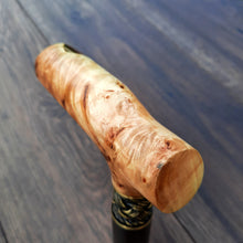 Load image into Gallery viewer, Copy of Copy of Copy of Copy of Copy of Copy of Copy of Copy of Copy of Copy of Cane Walking Stick Burl Hybrid Acryl Wood Reed Wooden Walking Cane Sticks Walking Sticks Handcrafted Handmade Cane Exclusive S66