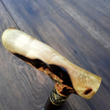 Load image into Gallery viewer, Copy of Copy of Copy of Copy of Copy of Copy of Copy of Copy of Copy of Copy of Copy of Copy of Cane Walking Stick Burl Hybrid Acryl Wood Reed Wooden Walking Cane Sticks Walking Sticks Handcrafted Handmade Cane Exclusive S68