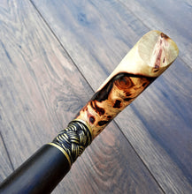 Load image into Gallery viewer, Copy of Copy of Copy of Copy of Copy of Copy of Copy of Copy of Copy of Copy of Copy of Copy of Cane Walking Stick Burl Hybrid Acryl Wood Reed Wooden Walking Cane Sticks Walking Sticks Handcrafted Handmade Cane Exclusive S68