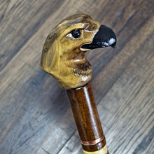 Load image into Gallery viewer, Gift Cane Walking Stick Canes Sticks Reed Staff Wood Wooden Hand-Carved Carving Handmade Cane Accessories ( Eagle Head Grey )