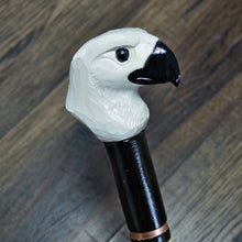Load image into Gallery viewer, Gift Cane Walking Stick Canes Sticks Reed Staff Wood Wooden Hand-Carved Carving Handmade Cane Accessories ( Eagle Head White )