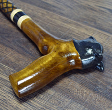 Load image into Gallery viewer, Gift Cane Walking Stick Canes Sticks Reed Staff Wood Wooden Hand-Carved Carving Handmade Cane Accessories ( Panther new )