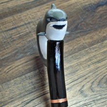 Load image into Gallery viewer, Gift Cane Walking Stick Canes Sticks Reed Staff Wood Wooden Hand-Carved Carving Handmade Cane Accessories ( Shark )