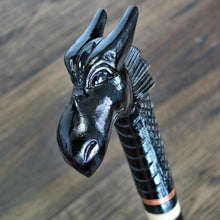 Load image into Gallery viewer, Gift Cane Walking Stick Canes Sticks Reed Staff Wood Wooden Hand-Carved Carving Handmade Cane Accessories ( Dragon new black )
