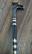 Load image into Gallery viewer, Gift Cane Walking Stick Canes Sticks Reed Staff Wood Wooden Hand-Carved Carving Handmade Cane Accessories ( Dragon new black )