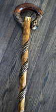 Load image into Gallery viewer, Gift Cane Walking Stick Canes Sticks Reed Staff Wood Wooden Hand-Carved Carving Handmade Cane Accessories ( Snake new )