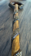 Load image into Gallery viewer, Gift Cane Walking Stick Canes Sticks Reed Staff Wood Wooden Hand-Carved Carving Handmade Cane Accessories ( Snake new )